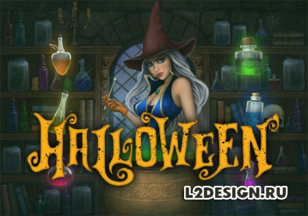 Игровой автомат Halloween Witch приносящий деньги и символизирующий праздник